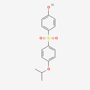 4-((4-Isopropoxyphenyl)sulfonyl)phenol chemical structure (CAS 95235-30-6)