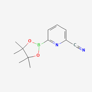 6-Cyanopyridine-2-boronic Acid Pinacol Ester chemical structure (CAS 952402-79-8)