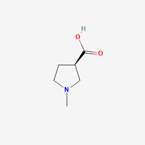 (R)-1-Methylpyrrolidine-3-carboxylic acid chemical structure (CAS 952484-55-8)