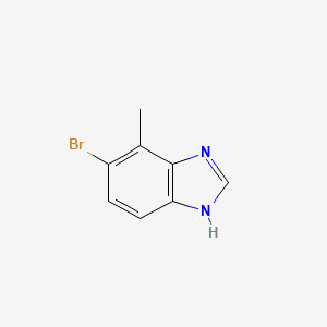 5-Bromo-4-methyl-1H-benzo[d]imidazole chemical structure (CAS 952511-48-7)