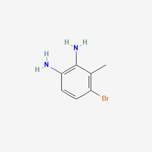 4-Bromo-3-methylbenzene-1,2-diamine chemical structure (CAS 952511-74-9)