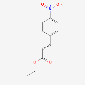 Ethyl 4-nitrocinnamate chemical structure (CAS 953-26-4)