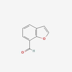 Benzofuran-7-carbaldehyde chemical structure (CAS 95333-14-5)