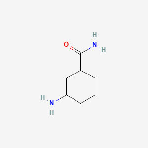 3-Aminocyclohexanecarboxamide chemical structure (CAS 953750-05-5)