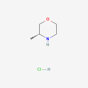 (R)-3-Methylmorpholine hydrochloride chemical structure (CAS 953780-78-4)