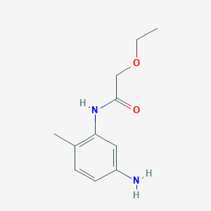 N-(5-Amino-2-methylphenyl)-2-ethoxyacetamide chemical structure (CAS 953902-93-7)