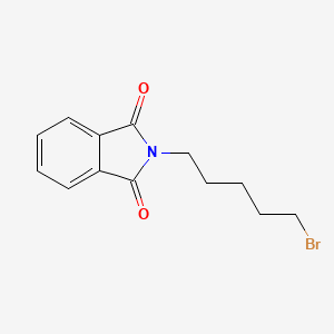 N-(5-Bromopentyl)phthalimide chemical structure (CAS 954-81-4)