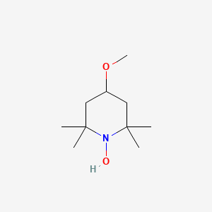 4-Methoxy-2,2,6,6-tetramethyl-1-piperidinyloxy chemical structure (CAS 95407-69-5)