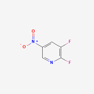 2,3-Difluoro-5-nitropyridine chemical structure (CAS 954219-68-2)