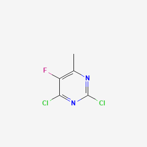 2,4-Dichloro-5-fluoro-6-methylpyrimidine chemical structure (CAS 954220-98-5)