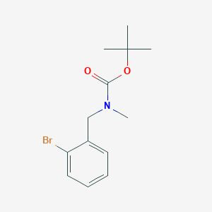 tert-Butyl 2-bromobenzyl(methyl)carbamate chemical structure (CAS 954238-61-0)
