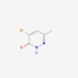 4-Bromo-6-methylpyridazin-3(2H)-one chemical structure (CAS 954240-46-1)