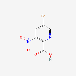 5-Bromo-3-nitropicolinic acid chemical structure (CAS 954240-89-2)