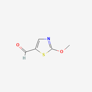 2-Methoxythiazole-5-carbaldehyde chemical structure (CAS 95453-59-1)