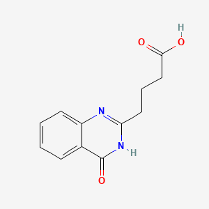 4-(4-Oxo-3,4-dihydroquinazolin-2-yl)butanoic acid chemical structure (CAS 95494-51-2)