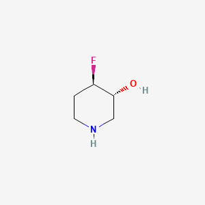 (3R,4R)-rel-4-Fluoropiperidin-3-ol chemical structure (CAS 955082-94-7)