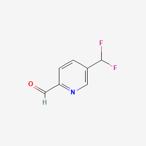 5-(Difluoromethyl)picolinaldehyde chemical structure (CAS 955112-64-8)