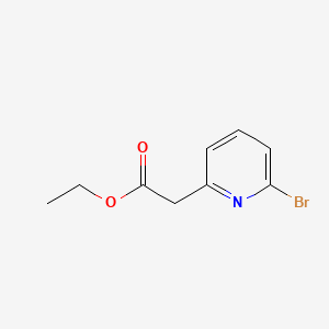 Ethyl 2-(6-bromopyridin-2-yl)acetate chemical structure (CAS 955369-63-8)