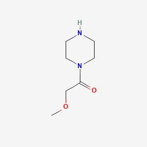 2-Methoxy-1-(piperazin-1-yl)ethanone chemical structure (CAS 95550-06-4)