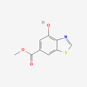 Methyl 4-hydroxybenzo[d]thiazole-6-carboxylate chemical structure (CAS 955886-86-9)