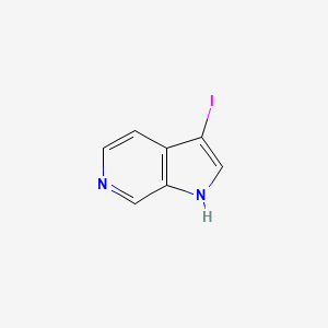 3-Iodo-1H-pyrrolo[2,3-c]pyridine chemical structure (CAS 956003-24-0)