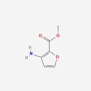 Methyl 3-aminofuran-2-carboxylate chemical structure (CAS 956034-04-1)