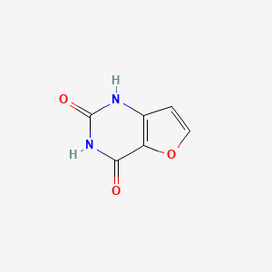 Furo[3,2-d]pyrimidine-2,4-diol chemical structure (CAS 956034-06-3)