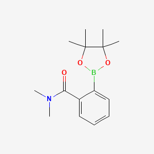N,N-Dimethyl-2-(4,4,5,5-tetramethyl-1,3,2-dioxaborolan-2-yl)benzamide chemical structure (CAS 956229-73-5)