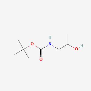 tert-Butyl (2-hydroxypropyl)carbamate chemical structure (CAS 95656-86-3)