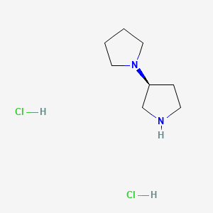 (S)-1,3'-Bipyrrolidine dihydrochloride chemical structure (CAS 956605-97-3)