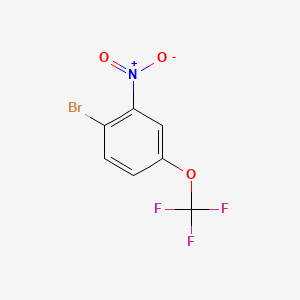 1-Bromo-2-nitro-4-(trifluoromethoxy)benzene chemical structure (CAS 95668-21-6)