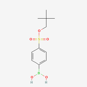 (4-((Neopentyloxy)sulfonyl)phenyl)boronic acid chemical structure (CAS 957060-74-1)