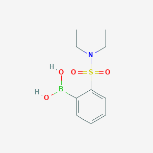2-N,N-Diethylsulfamoylphenylboronic acid chemical structure (CAS 957061-16-4)