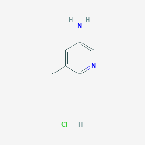 5-Methylpyridin-3-amine hydrochloride chemical structure (CAS 957065-90-6)