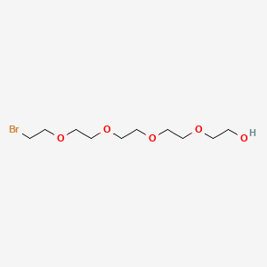 14-Bromo-3,6,9,12-tetraoxatetradecan-1-ol chemical structure (CAS 957205-14-0)
