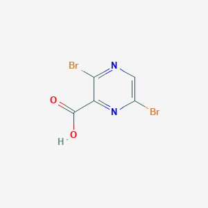3,6-Dibromo-2-pyrazinecarboxylic Acid chemical structure (CAS 957230-68-1)