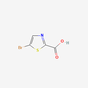 5-Bromothiazole-2-carboxylic acid chemical structure (CAS 957346-62-2)