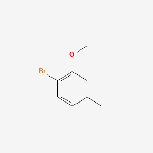 1-Bromo-2-methoxy-4-methylbenzene chemical structure (CAS 95740-49-1)