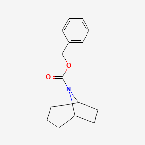 Benzyl 8-azabicyclo[3.2.1]octane-8-carboxylate chemical structure (CAS 95799-01-2)