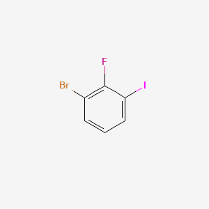 1-Bromo-2-fluoro-3-iodobenzene chemical structure (CAS 958458-89-4)