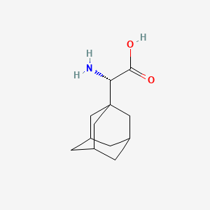(S)-2-(Adamantan-1-yl)-2-aminoacetic acid chemical structure (CAS 95853-35-3)