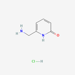6-(Aminomethyl)pyridin-2(1H)-one hydrochloride chemical structure (CAS 95878-02-7)