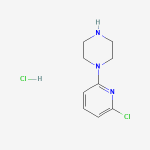 1-(6-Chloro-pyridin-2-yl)-piperazine hydrochloride chemical structure (CAS 95884-49-4)