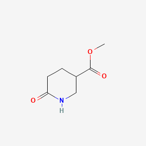 Methyl 6-oxopiperidine-3-carboxylate chemical structure (CAS 958991-06-5)