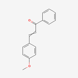 3-(4-Methoxyphenyl)-1-phenylprop-2-en-1-one chemical structure (CAS 959-33-1)