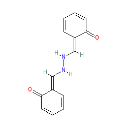 2,2'-(Hydrazine-1,2-diylidenebis(methanylylidene))diphenol chemical structure (CAS 959-36-4)