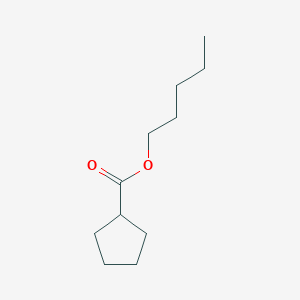 Pentyl cyclopentanecarboxylate chemical structure (CAS 959026-72-3)