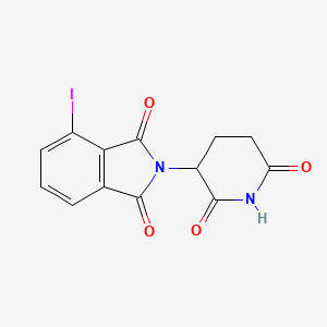 2-(2,6-Dioxopiperidin-3-yl)-4-iodoisoindoline-1,3-dione chemical structure (CAS 959150-64-2)