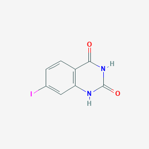 7-Iodoquinazoline-2,4(1H,3H)-dione chemical structure (CAS 959236-72-7)