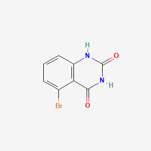 5-Bromoquinazoline-2,4(1H,3H)-dione chemical structure (CAS 959237-01-5)